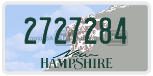 2727284  license plate in NH