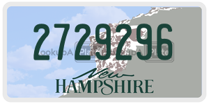 2729296  license plate in NH