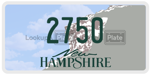 2750  license plate in NH