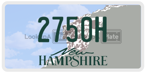 2750H  license plate in NH