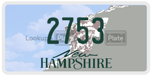 2753  license plate in NH
