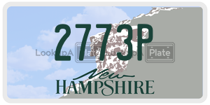2773P  license plate in NH