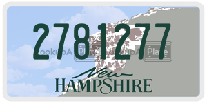 2781277  license plate in NH