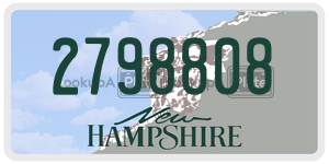 2798808  license plate in NH