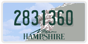 2831360  license plate in NH