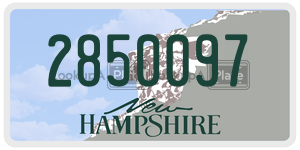 2850097  license plate in NH