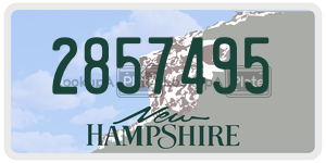 2857495  license plate in NH