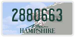 2880663  license plate in NH