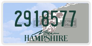2918577  license plate in NH