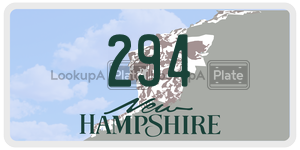294  license plate in NH