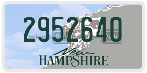 2952640  license plate in NH