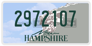 2972107  license plate in NH