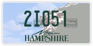 2I051  license plate in NH
