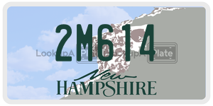 2M614  license plate in NH