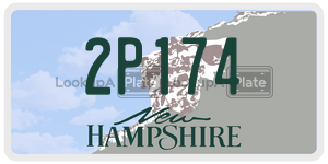 2P174  license plate in NH