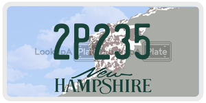 2P235  license plate in NH