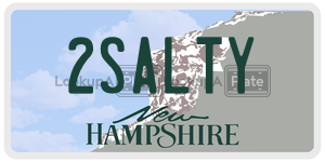 2SALTY  license plate in NH