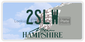 2SLW  license plate in NH