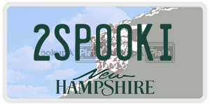 2SPOOKI  license plate in NH