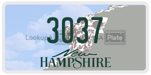 3037  license plate in NH