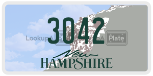 3042  license plate in NH