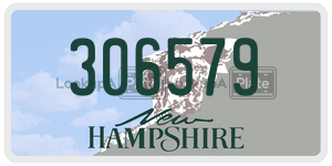 306579  license plate in NH