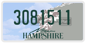 3081511  license plate in NH