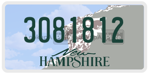 3081812  license plate in NH