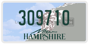 309710  license plate in NH