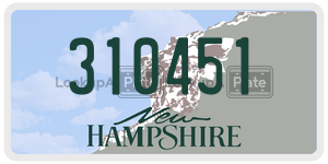 310451  license plate in NH