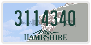 3114340  license plate in NH