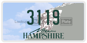 3119  license plate in NH