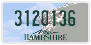 3120136 license plate in New Hampshire