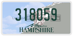 318059  license plate in NH