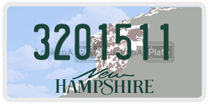 3201511  license plate in NH