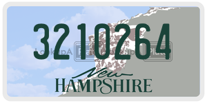 3210264  license plate in NH