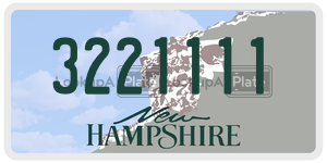 3221111  license plate in NH