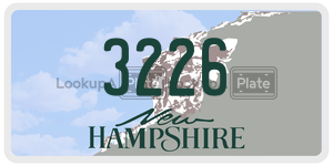 3226  license plate in NH
