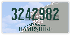 3242982  license plate in NH