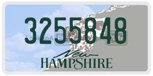 3255848  license plate in NH