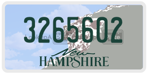 3265602  license plate in NH