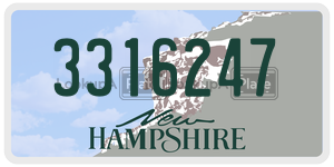 3316247  license plate in NH