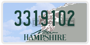 3319102  license plate in NH