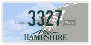 3327  license plate in NH