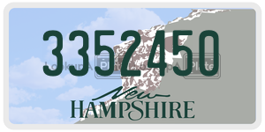 3352450  license plate in NH