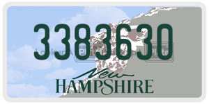 3383630  license plate in NH