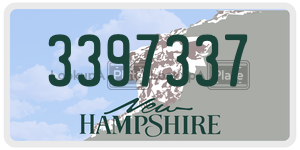 3397337  license plate in NH