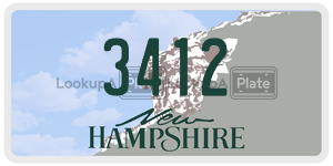 3412  license plate in NH