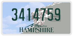 3414759  license plate in NH