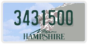 3431500  license plate in NH